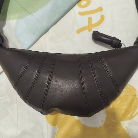 Lemaire Brown Calfskin Leather Shoulder Bag - Picture 2 of 7